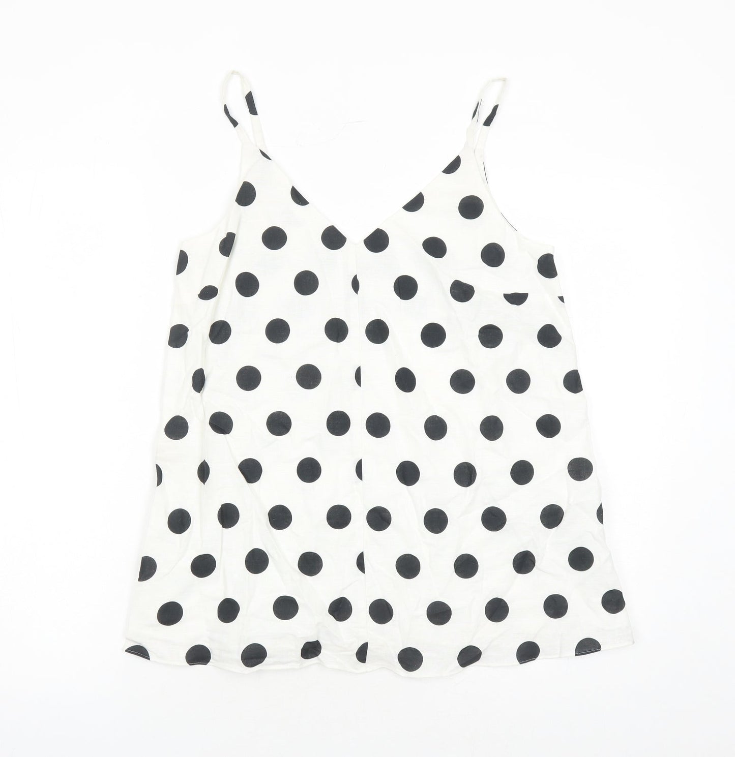 Womens UK Size 8 Marks and Spencer White Camisole Tank