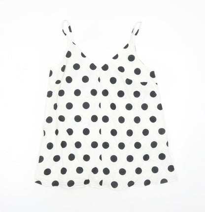 Womens UK Size 8 Marks and Spencer White Camisole Tank