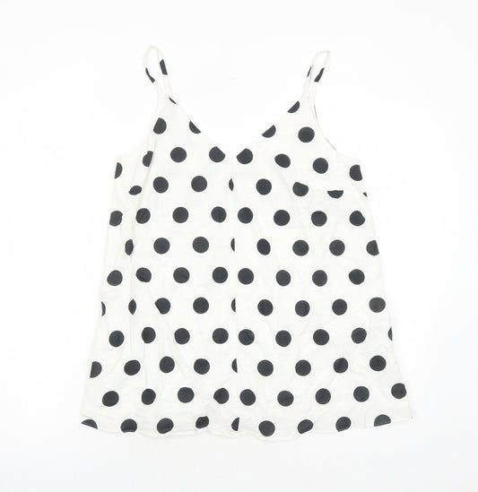 Womens UK Size 8 Marks and Spencer White Camisole Tank