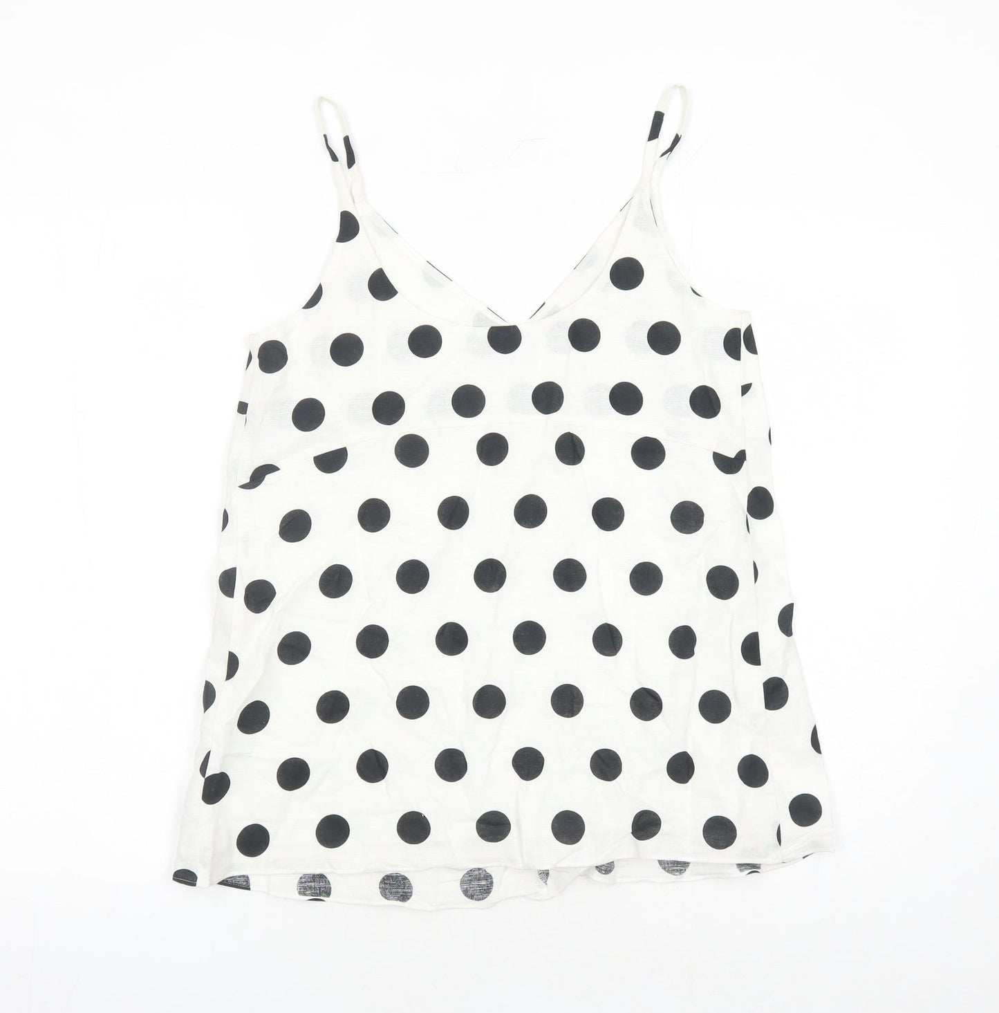 Womens UK Size 8 Marks and Spencer White Camisole Tank