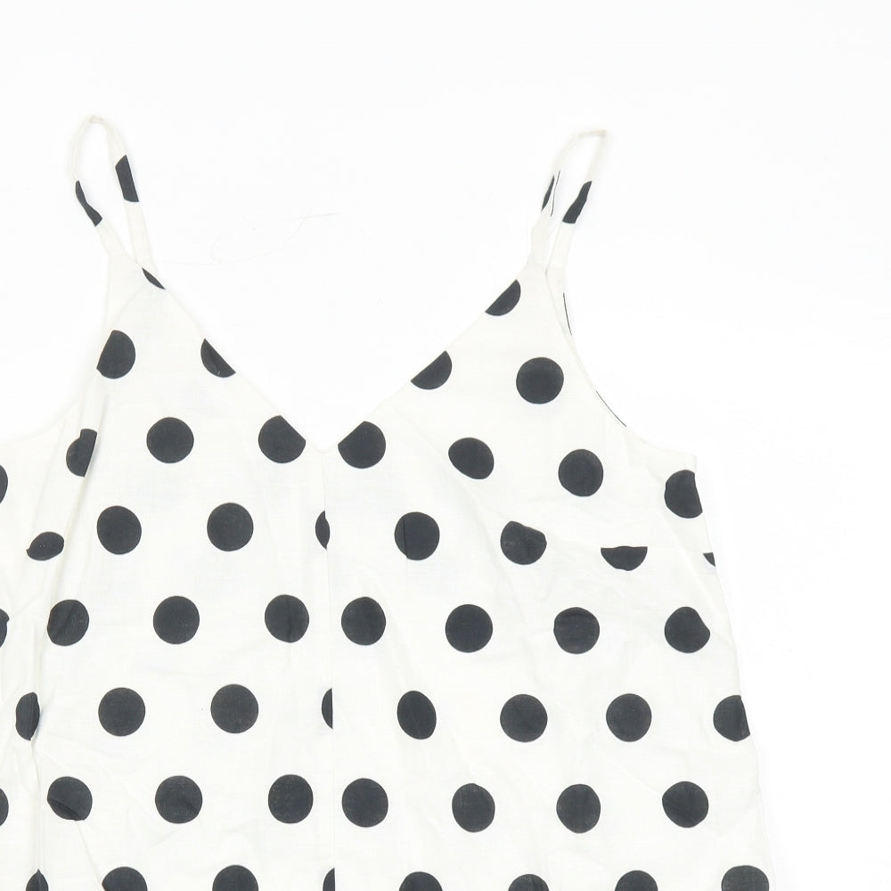 Womens UK Size 8 Marks and Spencer White Camisole Tank