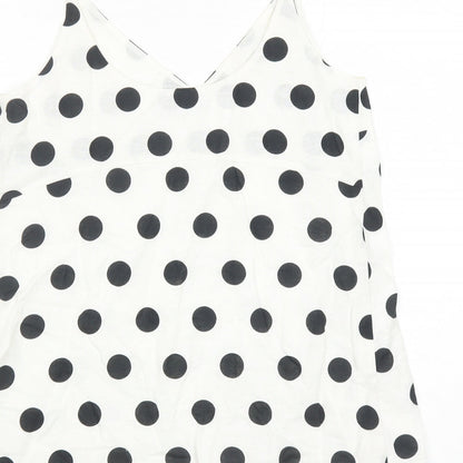 Womens UK Size 8 Marks and Spencer White Camisole Tank