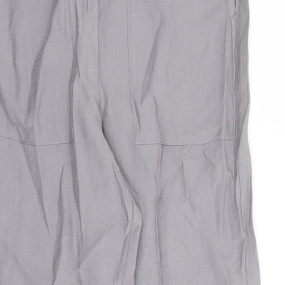 Womens UK Size 8 Marks and Spencer Regular Fit Capri Grey Trousers