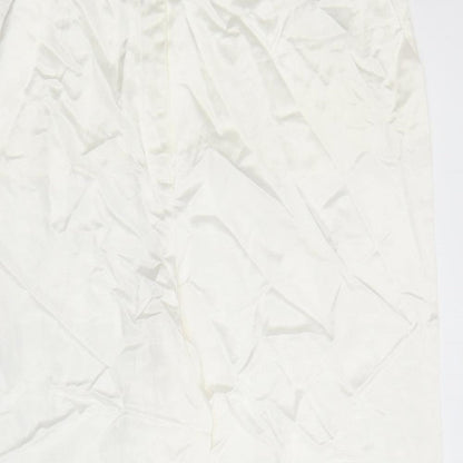 Womens UK Size 24 Marks and Spencer Regular Fit Dress Pants White Trousers