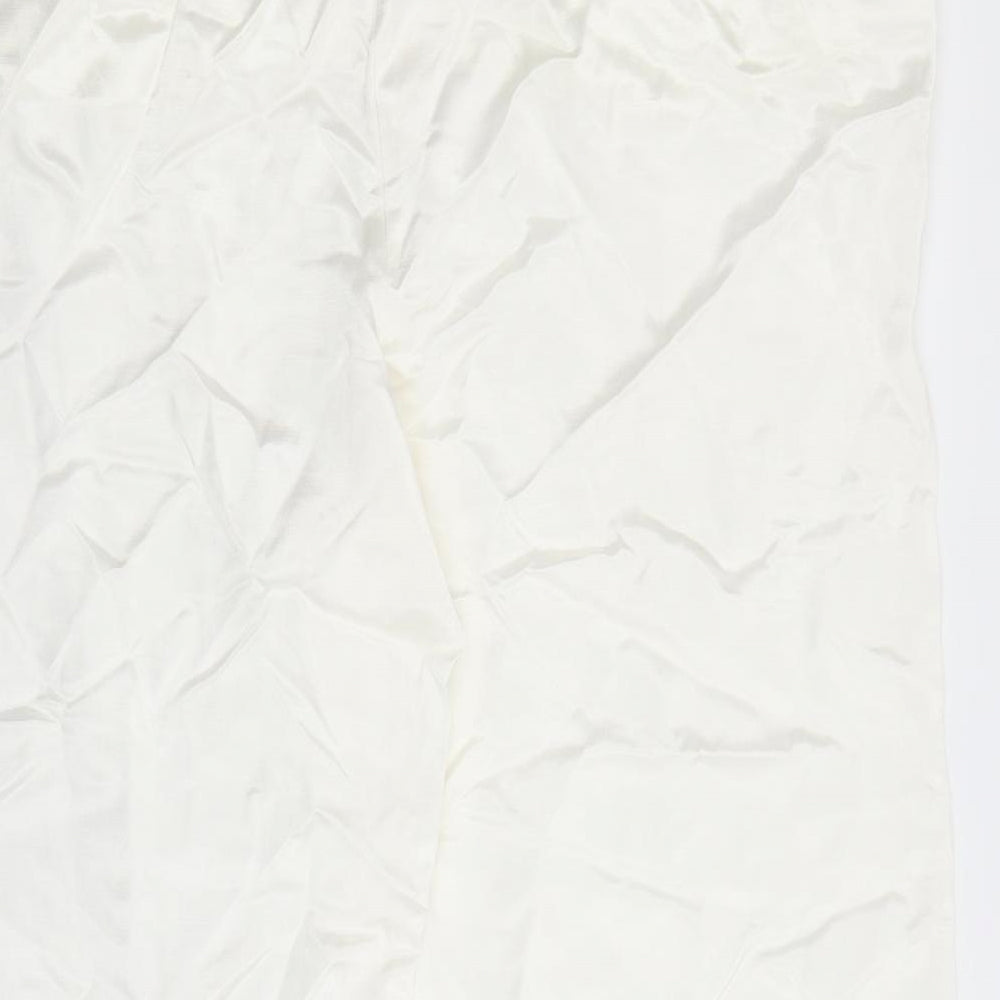 Womens UK Size 24 Marks and Spencer Regular Fit Dress Pants White Trousers