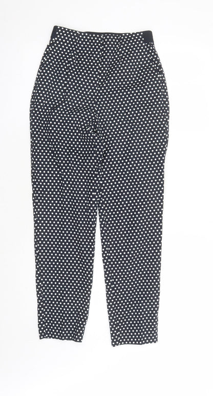 Womens UK Size 6 Marks and Spencer Regular Fit Carrot Blue Trousers