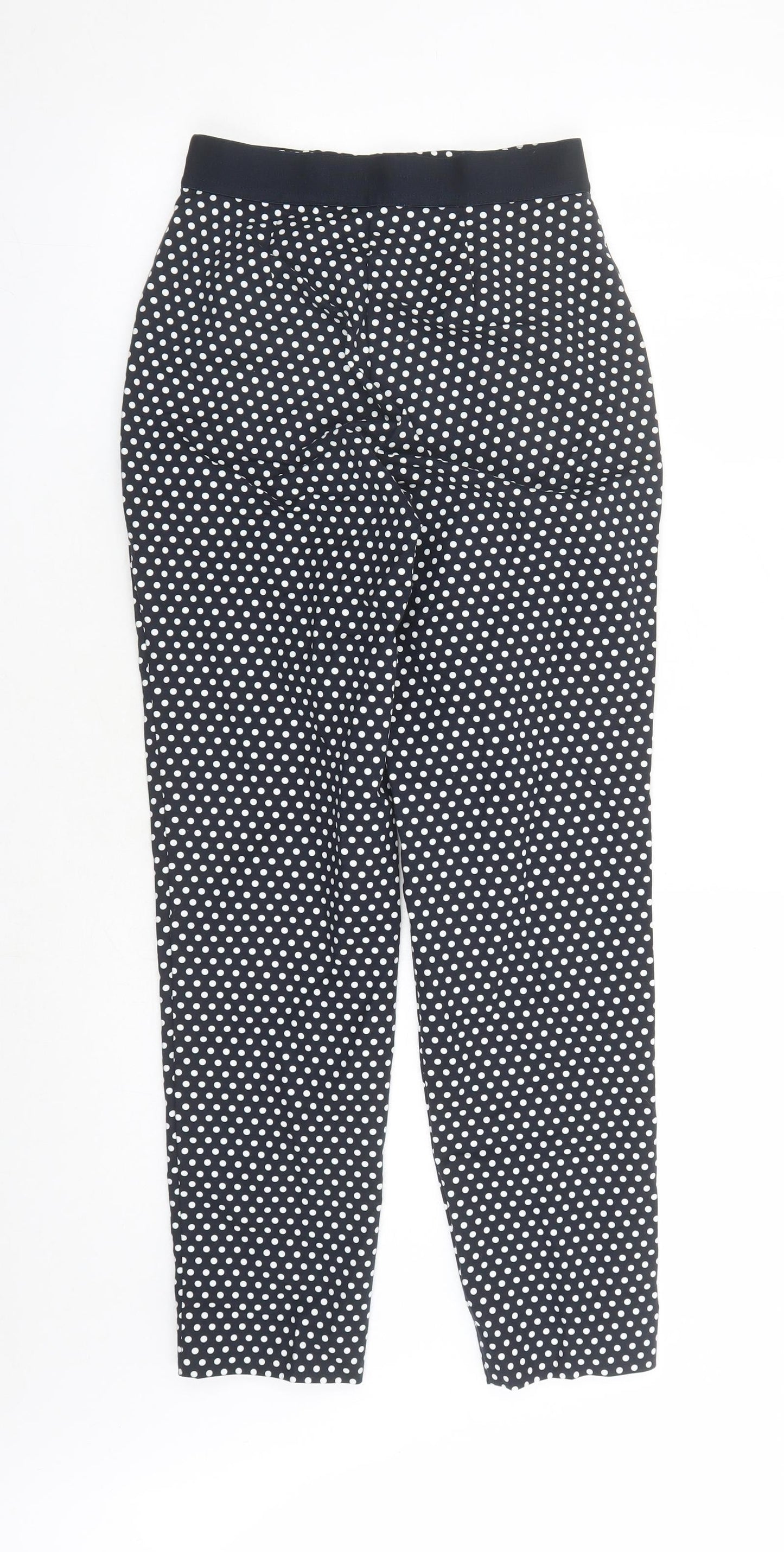 Womens UK Size 6 Marks and Spencer Regular Fit Carrot Blue Trousers
