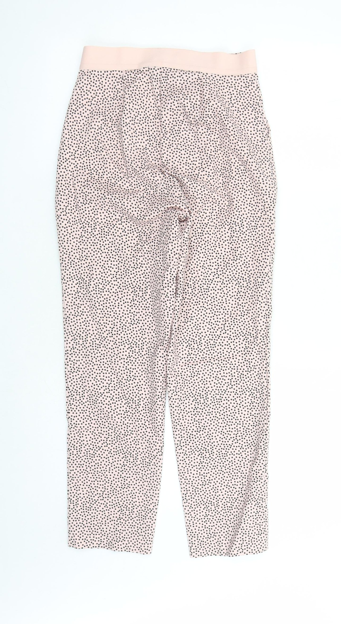Womens UK Size 6 Marks and Spencer Regular Fit Capri Pink Trousers