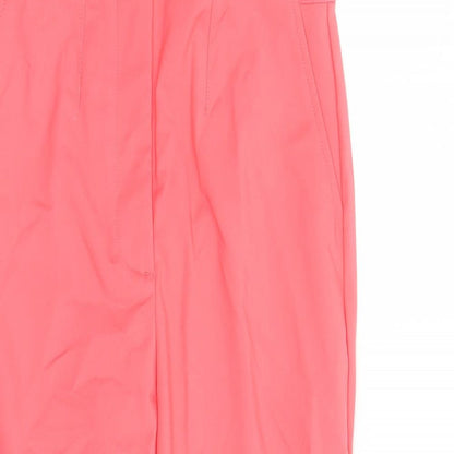 Womens UK Size 8 Marks and Spencer Regular Fit Capri Pink Trousers