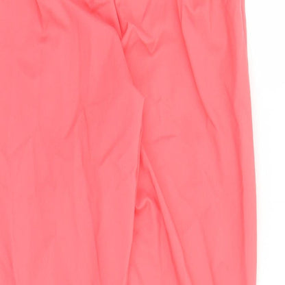Womens UK Size 8 Marks and Spencer Regular Fit Capri Pink Trousers