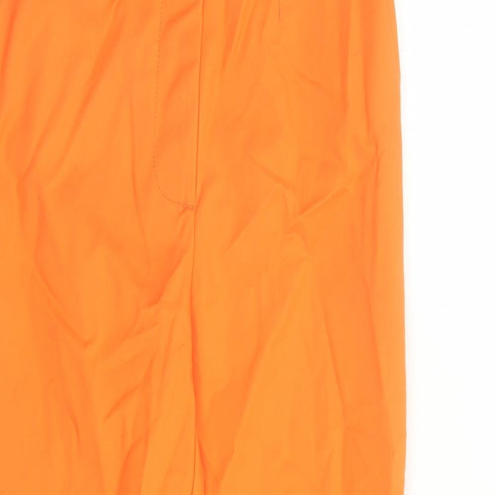 Womens UK Size 6 Marks and Spencer Slim Fit Capri Orange Trousers