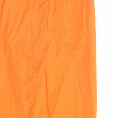 Womens UK Size 6 Marks and Spencer Slim Fit Capri Orange Trousers