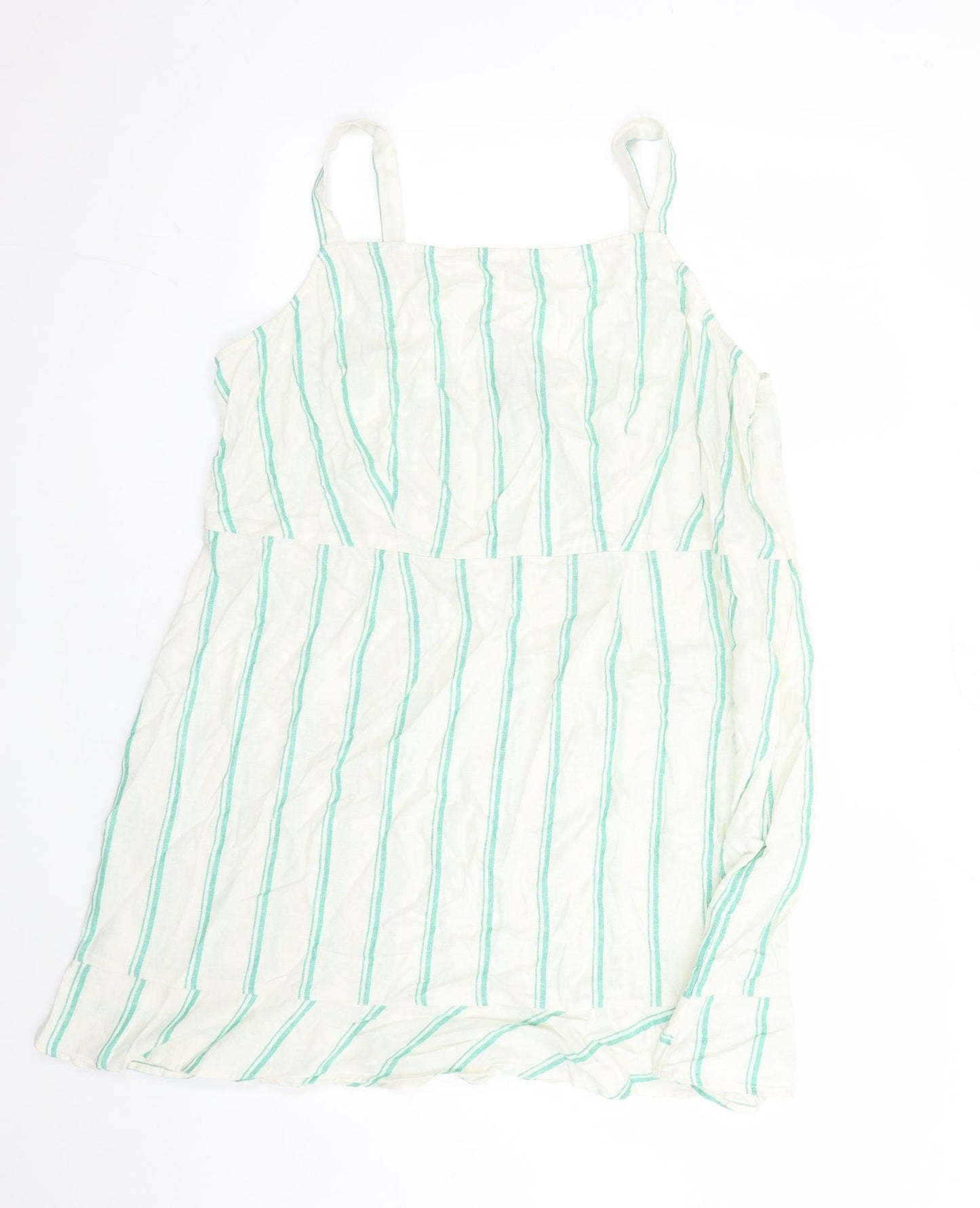Womens UK Size 22 Marks and Spencer Ivory Basic Tank