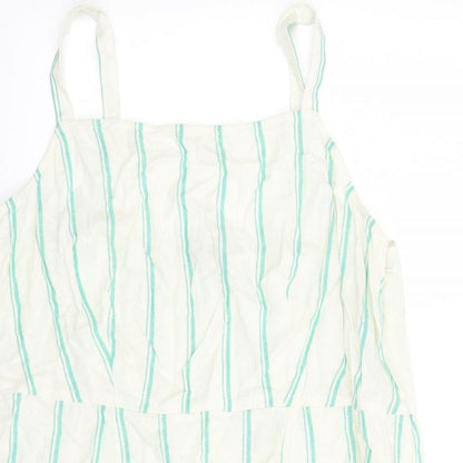 Womens UK Size 22 Marks and Spencer Ivory Basic Tank