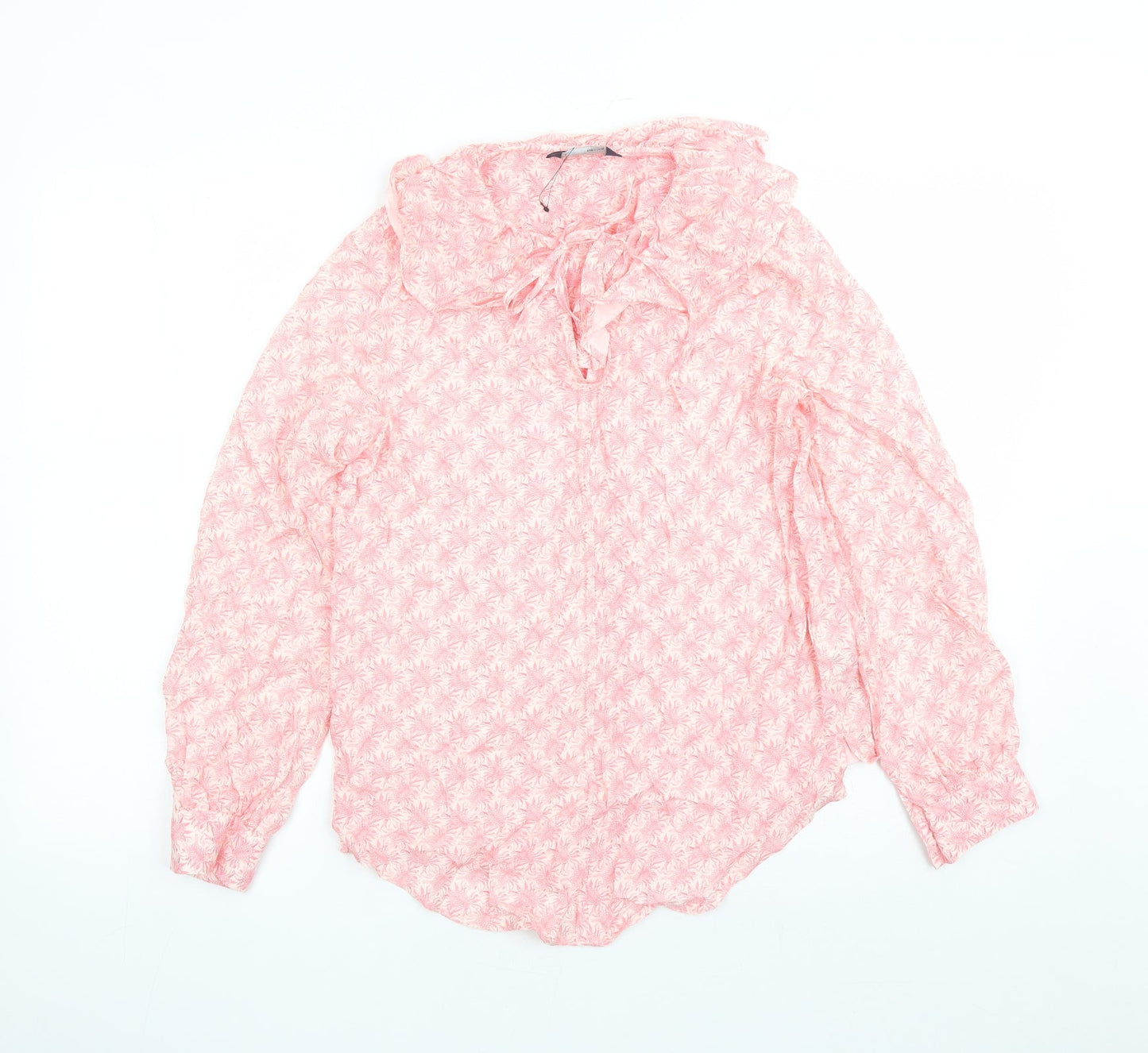 Womens UK Size 6 Marks and Spencer Pink Basic Blouse