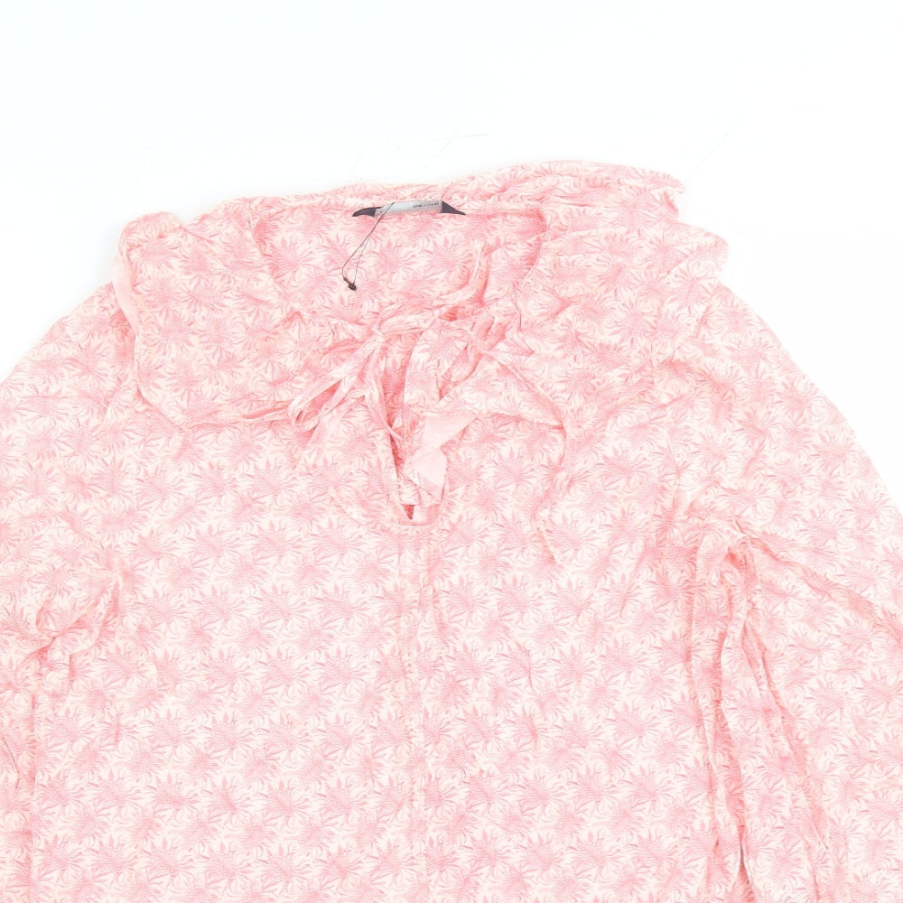 Womens UK Size 6 Marks and Spencer Pink Basic Blouse