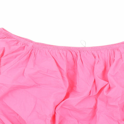Womens UK Size 20 Marks and Spencer Pink Cropped Blouse