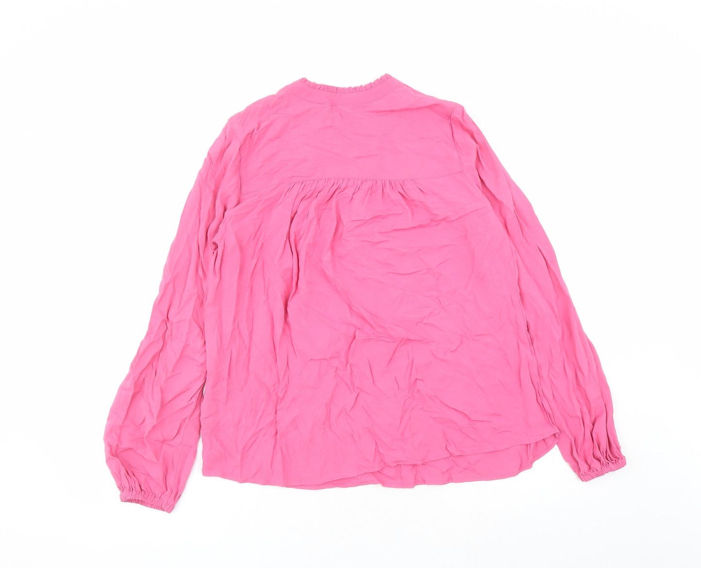 Womens UK Size 6 Marks and Spencer Pink Basic Blouse
