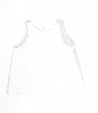 Womens UK Size 16 Marks and Spencer Multicoloured Basic Tank