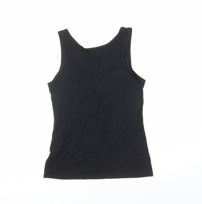 Womens UK Size 10 Marks and Spencer Black Camisole Tank