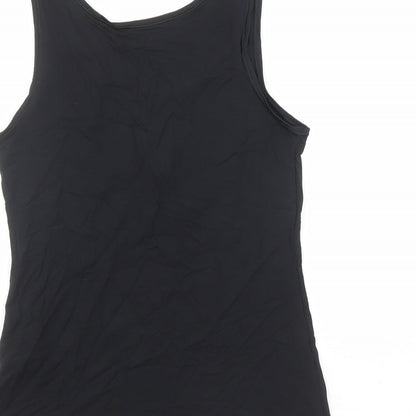 Womens UK Size 10 Marks and Spencer Black Camisole Tank
