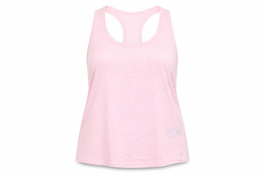 GOODMOVE Womens Pink Geometric Polyester Camisole Tank Size 14 Round Neck Pullover
