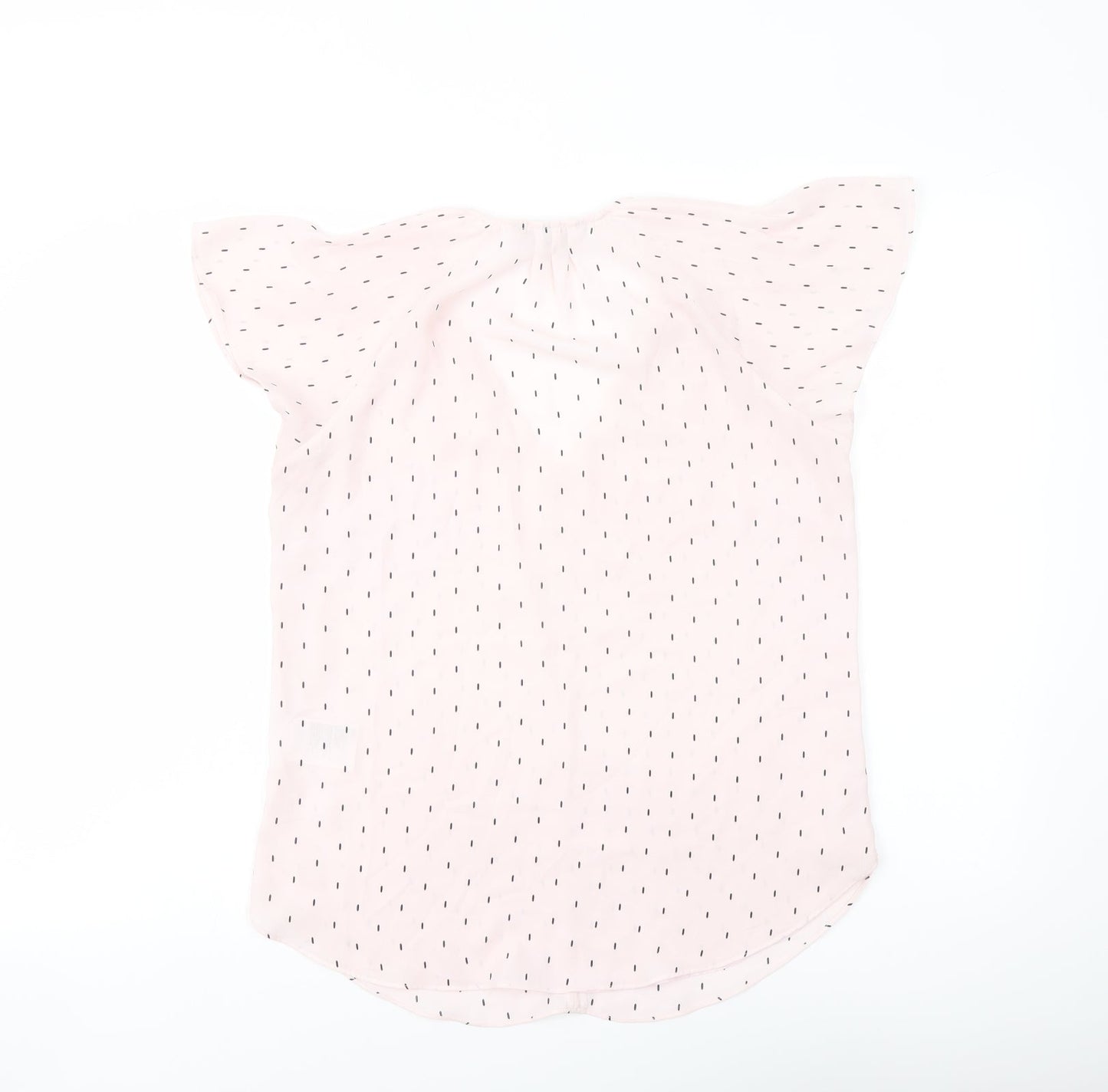 Womens UK Size 8 H&M Pink Basic Blouse