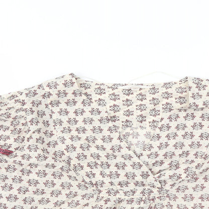 Womens UK Size M Per Una Multicoloured Basic Blouse