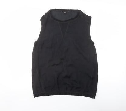 Womens UK Size 12 NEXT Black Basic Blouse