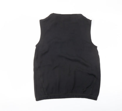 Womens UK Size 12 NEXT Black Basic Blouse