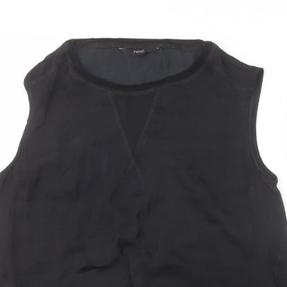 Womens UK Size 12 NEXT Black Basic Blouse