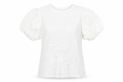 Womens UK Size 8 Warehouse White Basic T-Shirt
