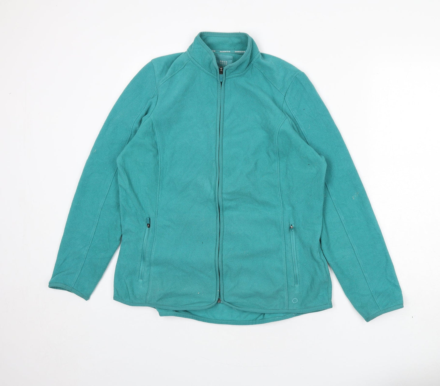 GOODMOVE Womens Green Jacket Size 18 Zip