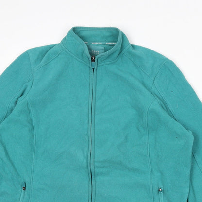 GOODMOVE Womens Green Jacket Size 18 Zip