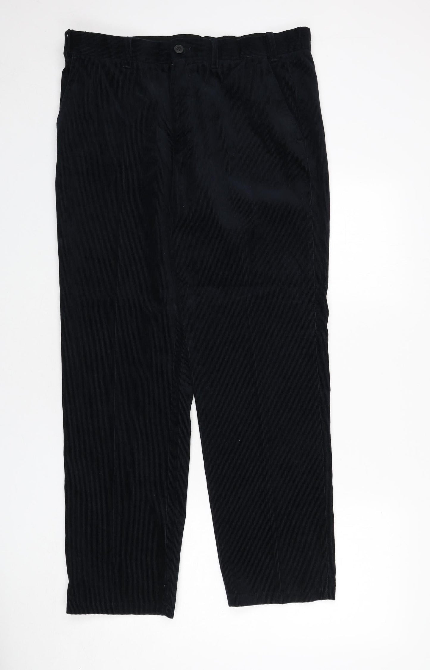 Womens UK Size 36 Marks and Spencer Regular Fit  Blue Trousers