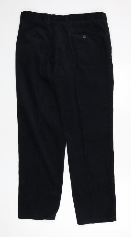 Womens UK Size 36 Marks and Spencer Regular Fit  Blue Trousers