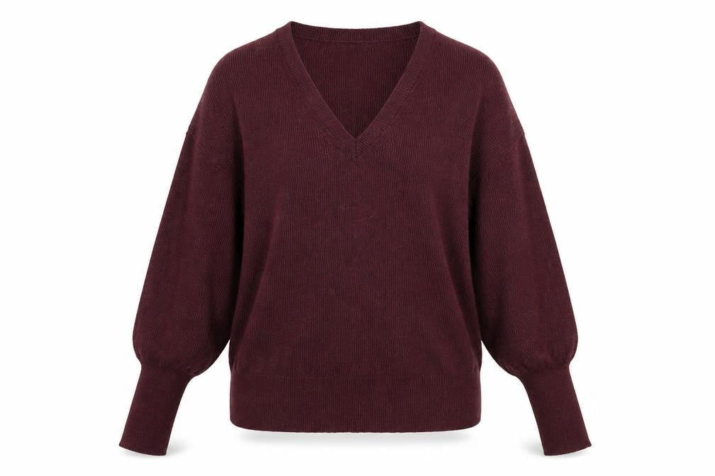 Womens UK Size M Marks and Spencer Red Pullover Jumper