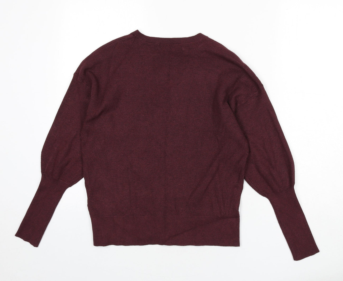 Womens UK Size M Marks and Spencer Red Pullover Jumper
