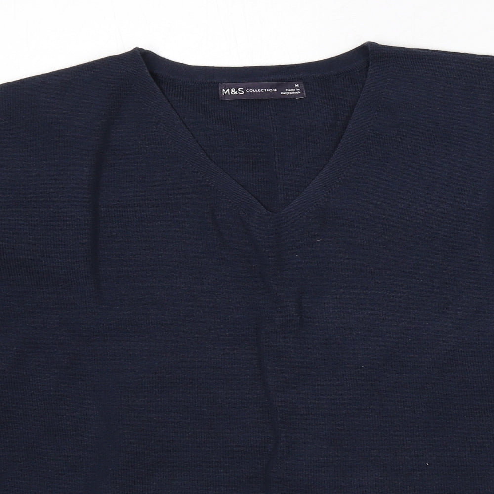 Womens UK Size M Marks and Spencer Blue Pullover Jumper