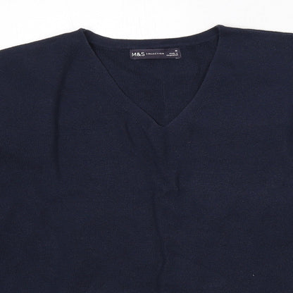 Womens UK Size M Marks and Spencer Blue Pullover Jumper