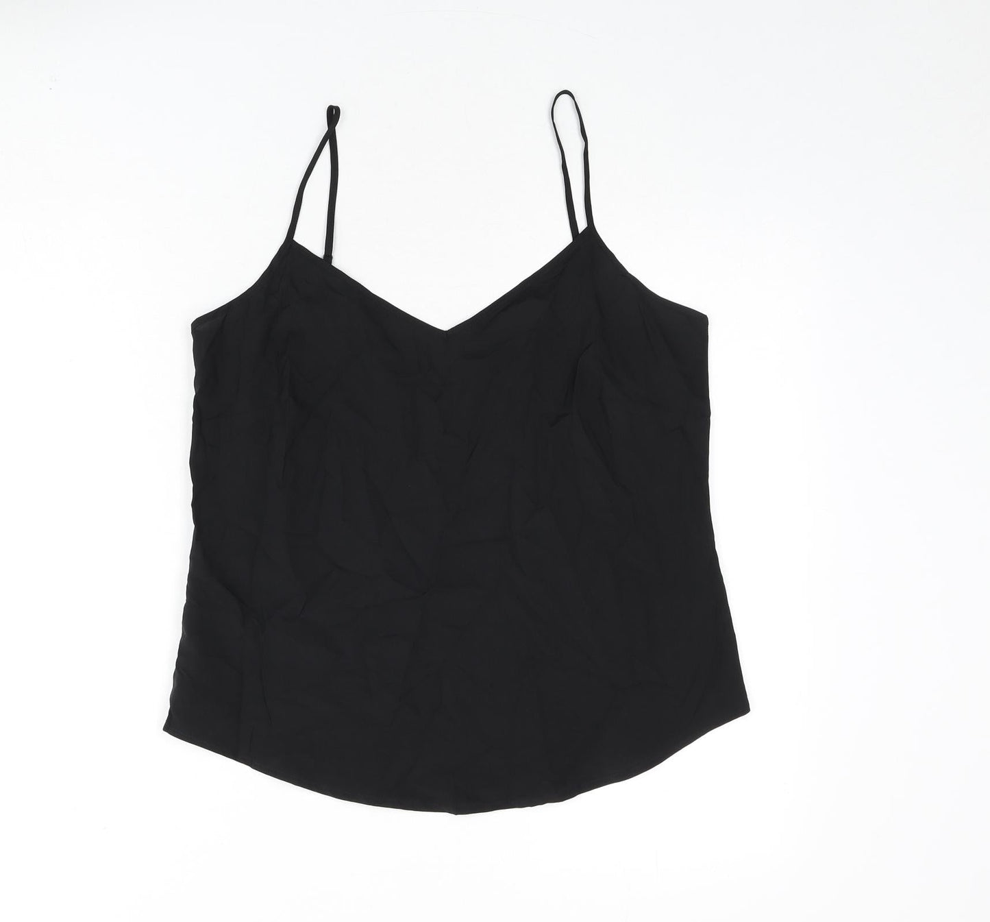 Womens UK Size 10 Marks and Spencer Black Camisole Tank