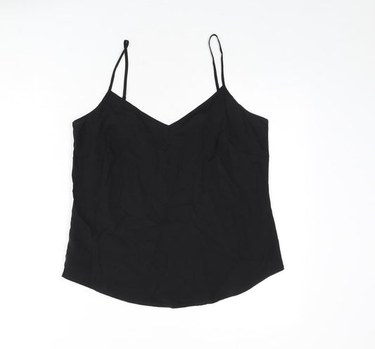 Womens UK Size 10 Marks and Spencer Black Camisole Tank