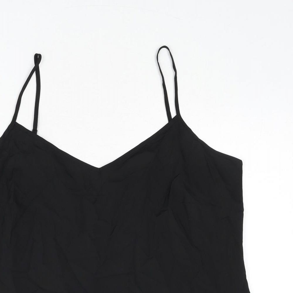 Womens UK Size 10 Marks and Spencer Black Camisole Tank