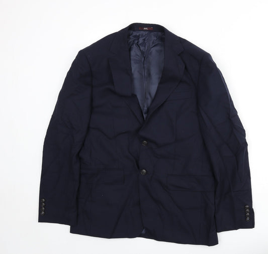 Mens UK Size 38 Marks and Spencer Regular Blue Suit Jacket