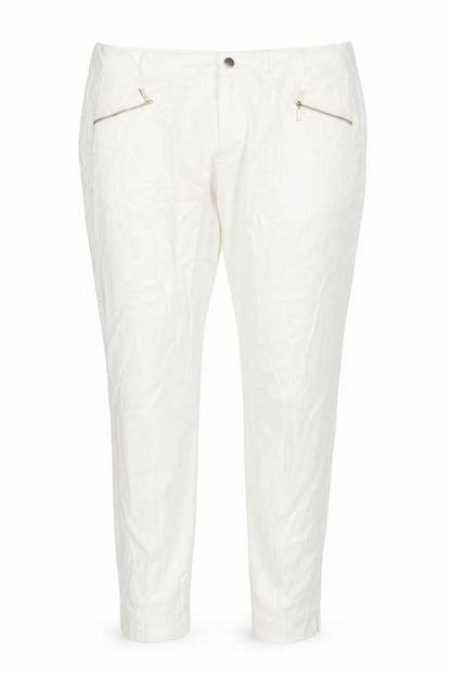 Womens UK Size 20 Marks and Spencer Slim Fit  Ivory Trousers