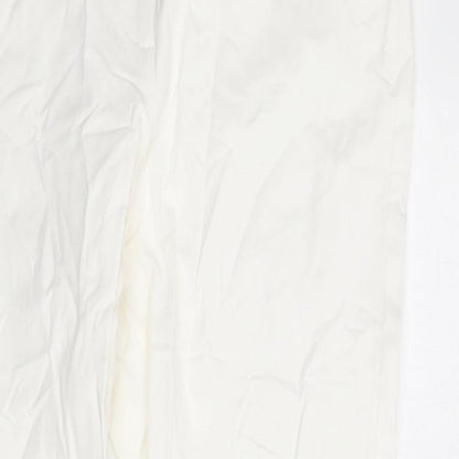Womens UK Size 20 Marks and Spencer Slim Fit  Ivory Trousers