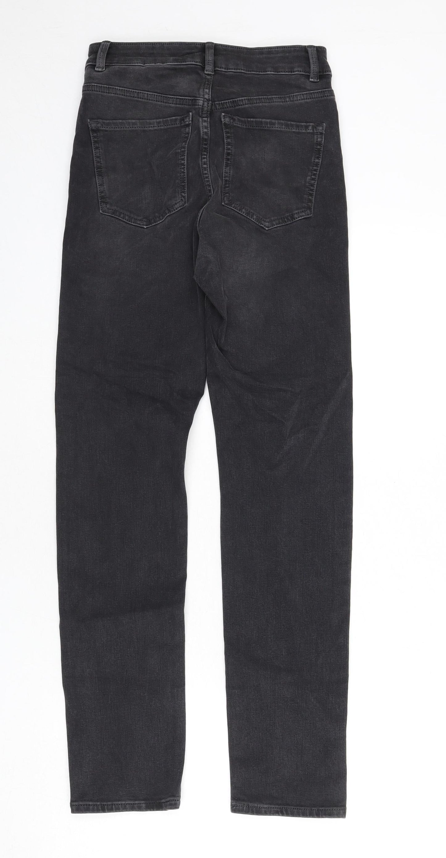 Womens UK Size 6 Marks and Spencer Regular Fit Straight Grey Jeans