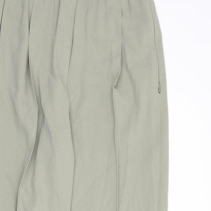 Womens UK Size 8 Marks and Spencer Regular Fit  Green Trousers