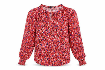 Womens UK Size 10 Marks and Spencer Multicoloured Basic Blouse