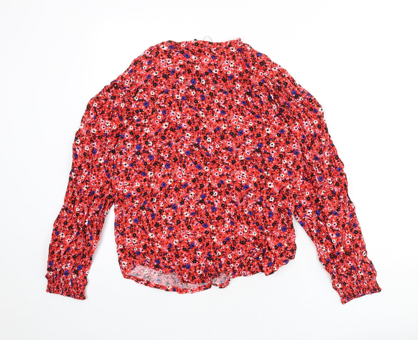 Womens UK Size 10 Marks and Spencer Multicoloured Basic Blouse